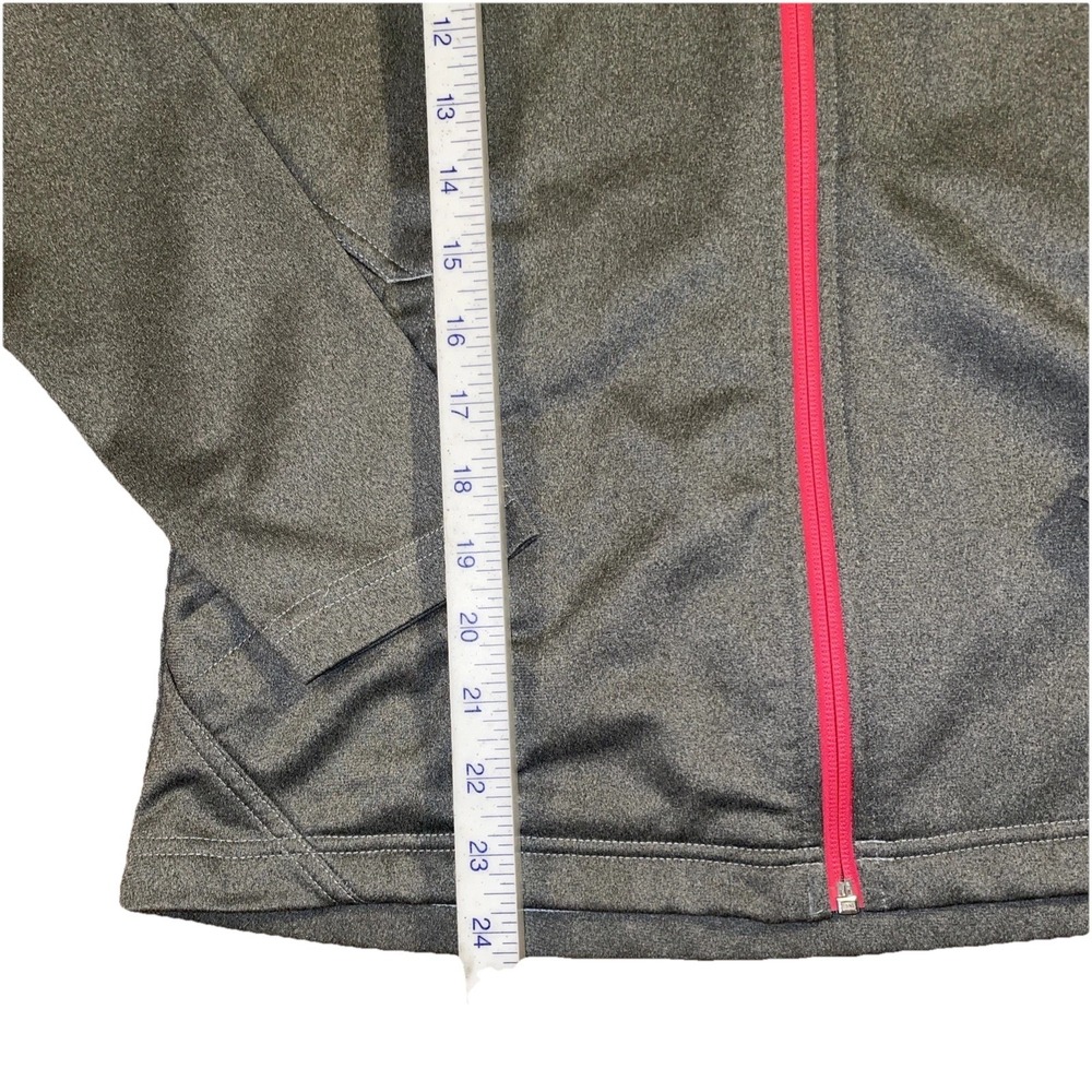 The North Face Apex Softshell Full Zip Gray Pink Jacket Womens Medium Casual - Picture 5 of 9